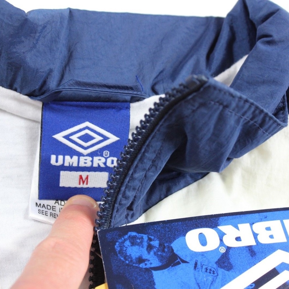 Vintage New Umbro World Cup Soccer Jacket Blue Men - Picture 6 of 6